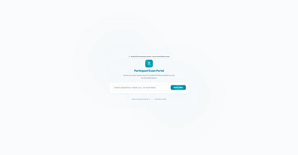 Scitia Exam screenshot
