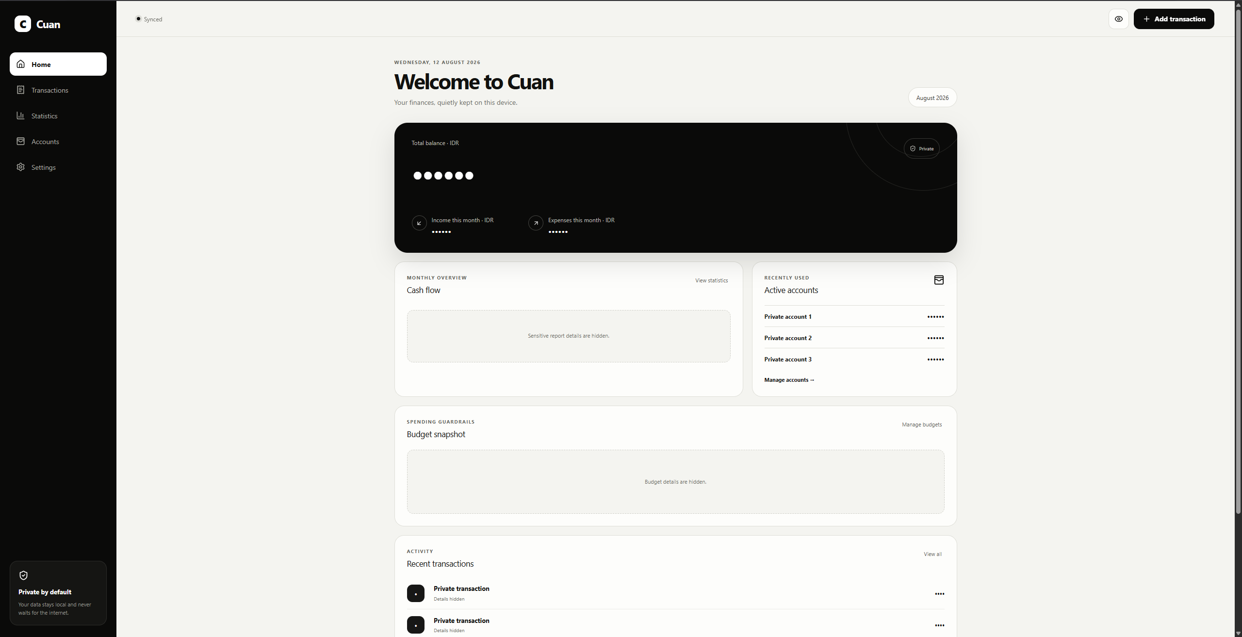 Cuan Dashboard