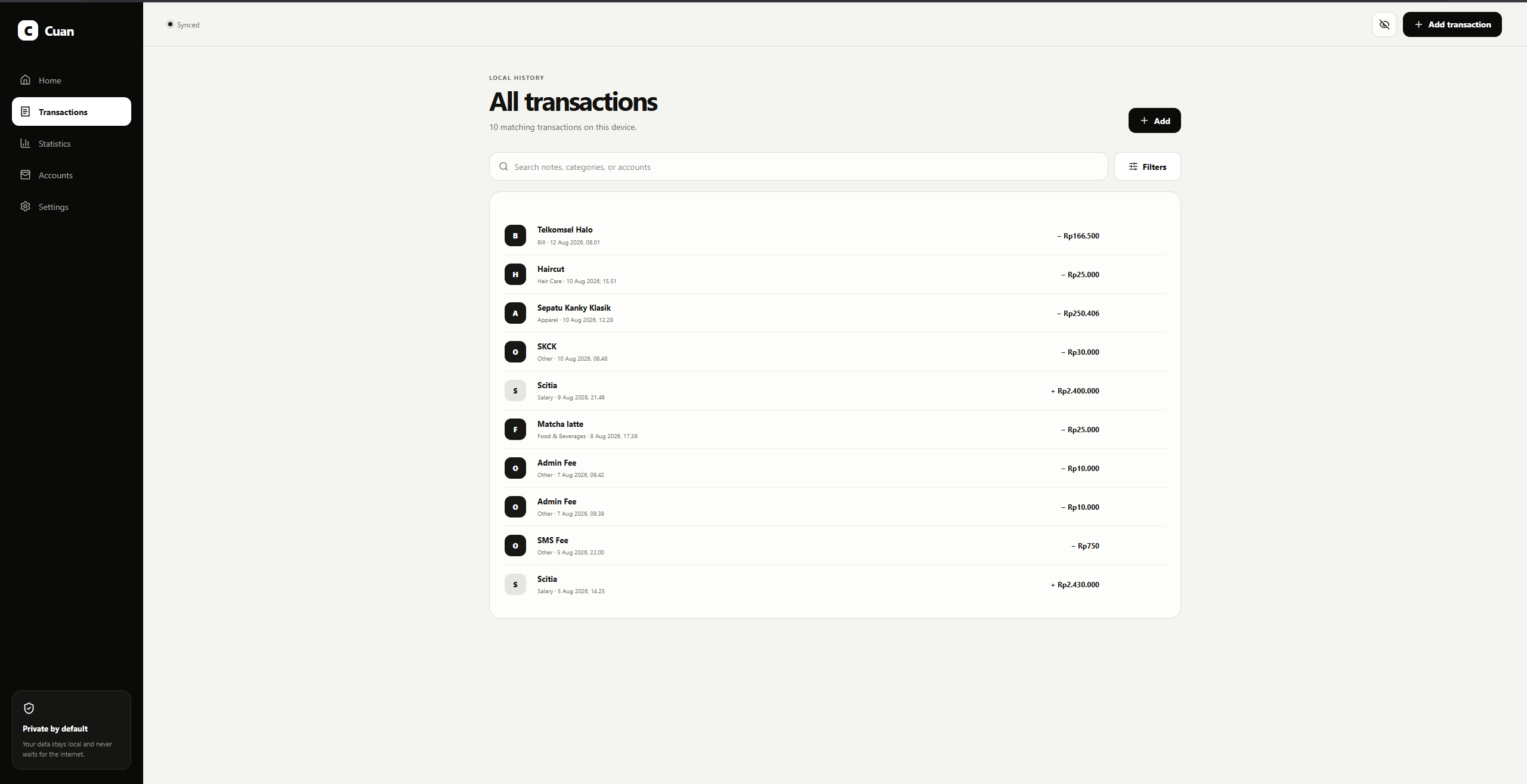 Cuan Accounts