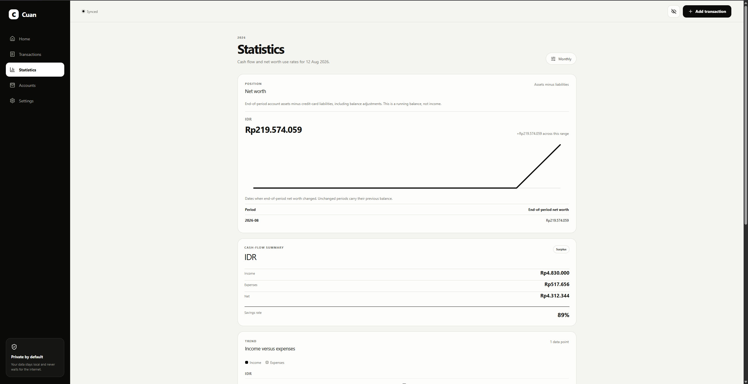 Cuan Reports & Multi-Currency Analytics